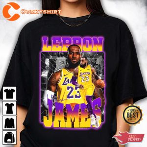 LeBron James 23 Los Angeles Lakers LeBron Basketball T-Shirt