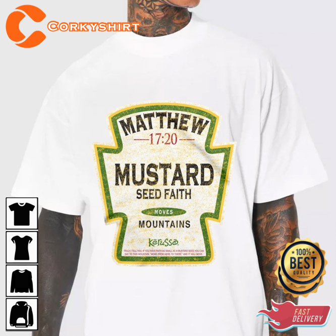 Let Your Sense of Humor Shine Kerusso Christian Mustard T-Shirt