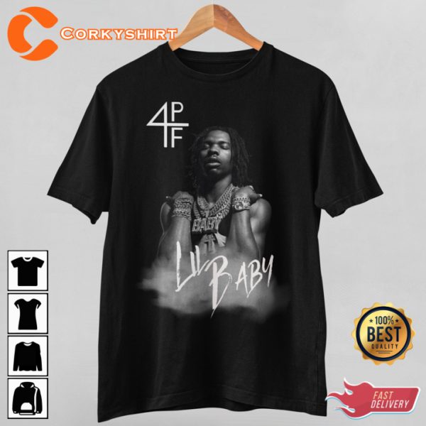 Lil Baby 4pf The Voice of The Heroes Rapper Graphic T-Shirt