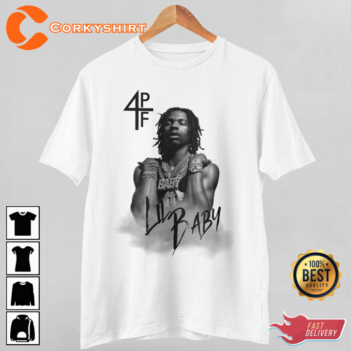 Lil Baby 4pf The Voice of The Heroes Rapper Graphic T-Shirt