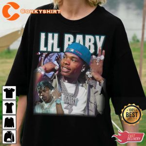 Lil Baby Fan Drip Too Hard Rapper Hip Hop Rap T-Shirt