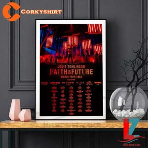 Louis Tomlinson Poster Canvas Faith In The Future Tour