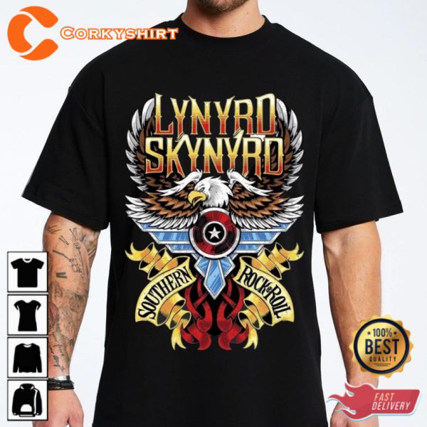 Lynyrd Skynyrd American Rock Vibes Southern Rock N Roll T-Shirt