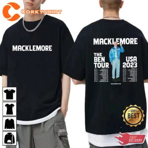 Macklemore The Ben Tour USA 2023 The Ben Concert Music Lover Gifts T-Shirt