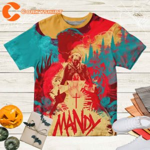 Mandy Action Horror Film Shirt Fan Gifts, Mandy Nicolas Cage Vintage 3D T-Shirt