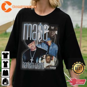 Mase Bad Boys Harlem World 24 Hrs to Live Hip Hop Rap T-Shirt