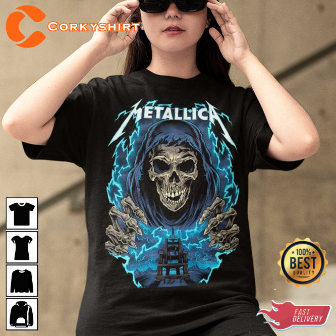 Metallica Concert Heavy Metal Clothing Music Lover Gifts T-Shirt