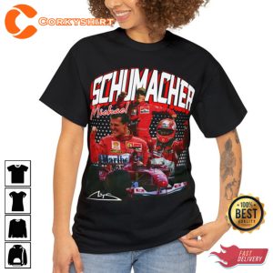 Michael Schumacher Formula 1 Racing Helmet F1 Gifts Unisex T-Shirt