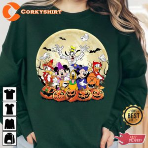 Mickey And Friends Halloween Disneyworld T-Shirt