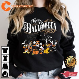 Mickey And Friends Not-So-Scary Party Halloween Costume T-Shirt