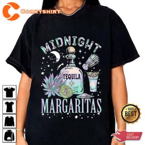 Midnight Margaritas Midnight Margarita Halloween Spooky Costume T-Shirt