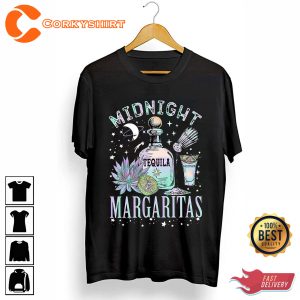 Midnight Margaritas Midnight Margarita Halloween Spooky Costume T-Shirt