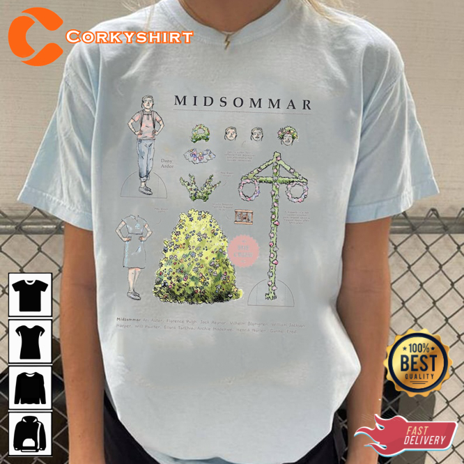 Midsommar Black and White Poster Movie Unisex T-Shirt