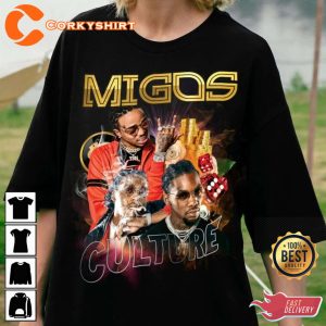 Migos Culture American Hip Hop Trio Rap T-Shirt