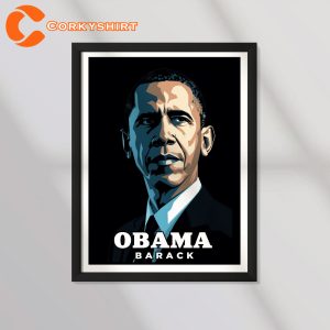 Minimalist Design Barack Obama Us President Potus Wall Art Poster