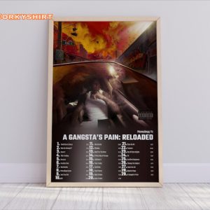 Moneybagg Yo A Gangsta Pain Reloaded Album Cover Home Wall Art Poster