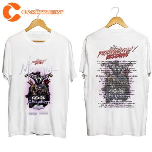 Mudvayne Summer 2023 US Tour With Coal Chamber GWAR Mudvayne Supporter Concert T-Shirt