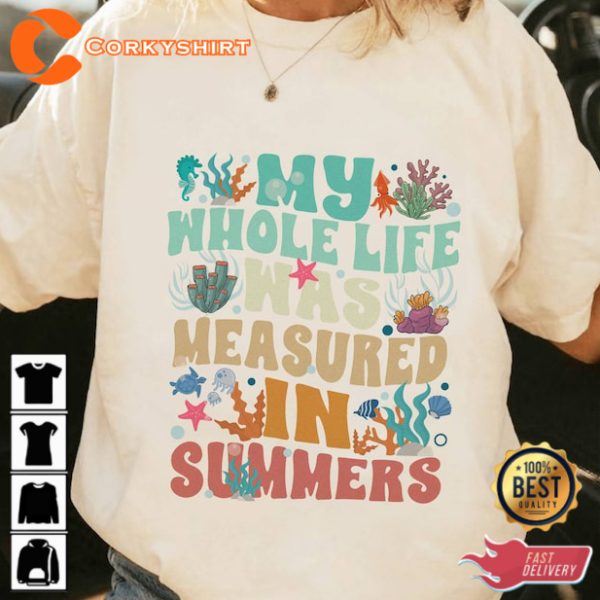 My Whole Life Was Measured In Summers Sweashirt, Cousins Beach North Carolina T-Shirt