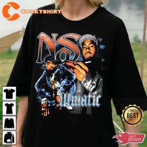 Nas Illmatic Rap Music Nasir Jones Streetwear Unisex T-Shirt
