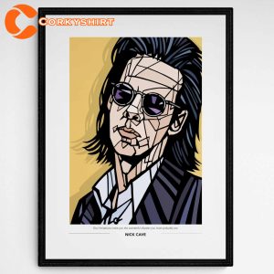 Nick Cave Abstract Art Music Wall Art Poster