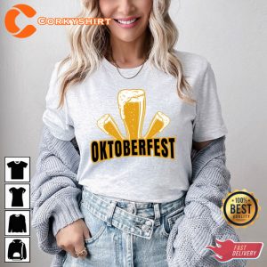 Oktoberfest Beer Drinking Cheers German Festival Gift for Beer Lover T-Shirt