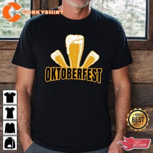 Oktoberfest Beer Drinking Cheers German Festival Gift for Beer Lover T-Shirt