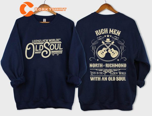 Old Soul Rich Men Oliver Anthony Country Music T-Shirt