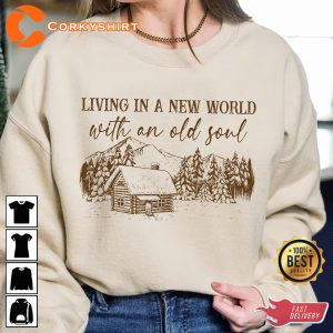 Oliver Anthony Old Soul Rich Men Living In A New World Vintage Inspired T-Shirt