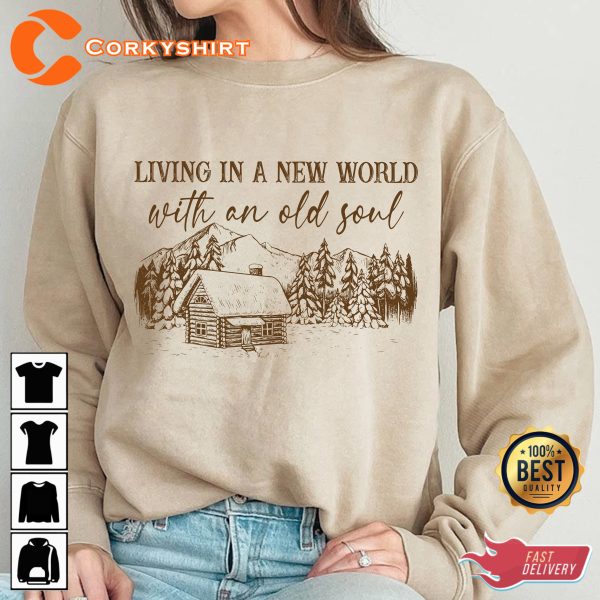 Oliver Anthony Old Soul Rich Men Living In A New World Vintage Inspired T-Shirt