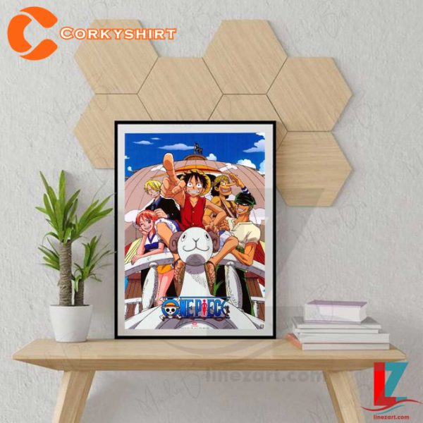 One Piece Print Poster Canvas Wall Art