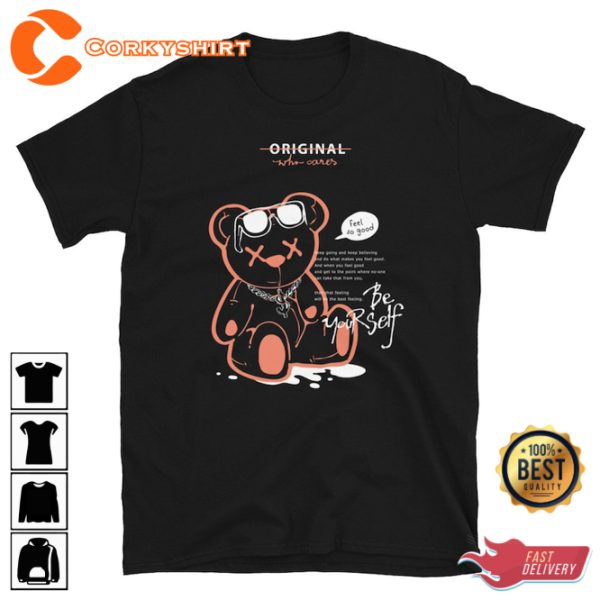 Original Bear 8 Hip Hop I Love Teddy Bear T-Shirt