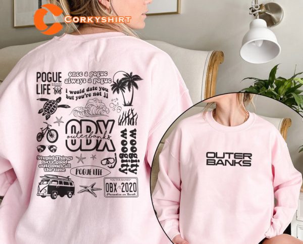 Outer Banks 3 Pogue For Life OBX3 Poguelandia Paradise on Earth Movie T-Shirt