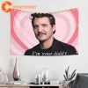 Pedro Pascal Flag Tapestry Funny Meme Banner Wall Bedroom