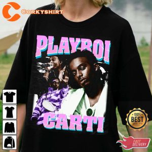 Playboi Carti Hip-Hop Harmony Whole Lotta Red Album Rap T-Shirt