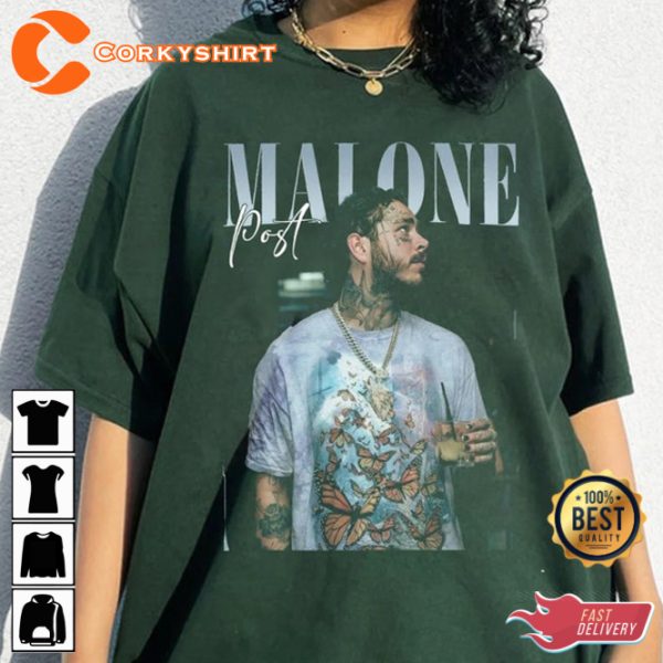 Post Malone Concert 2023 Twelve Carat Toothache Hip Hop Rap T-Shirt