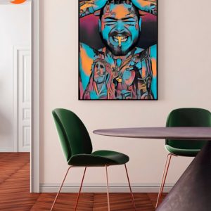 Post Malone Wall Art Decoration for Home Office Poster