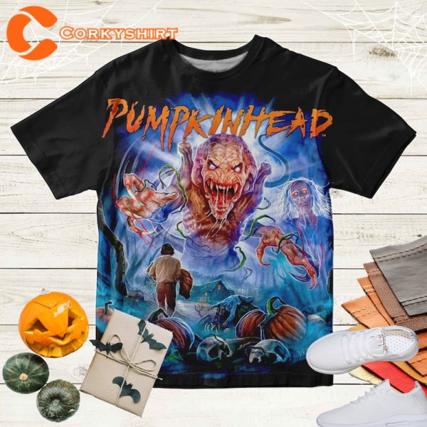 T-shirt Homme Pumpkinhead (film D'horreur) - Taille S, Noir, Neuf Avec étiquette