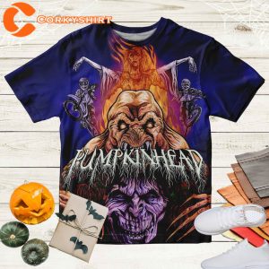 Pumpkinhead 1988 Poster Movie 3D Shirt, Horror Movie Pumpkinhead Haloween, Horror Movie 3D Tshirt Gifts For Fan