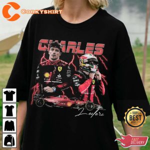 Racing Team Charles Leclerc F1 Fan Gift T-Shirt