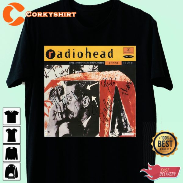 RadioHead T-Shirt, 90s Band T-Shirt