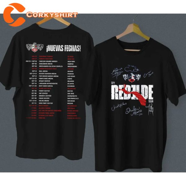 Rebelde Concert 2023 RBD Concert Soyrebelde Fan T-Shirt