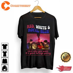 Red White Royal Blue 2023 Prince Henry And Alex Movie T-Shirt