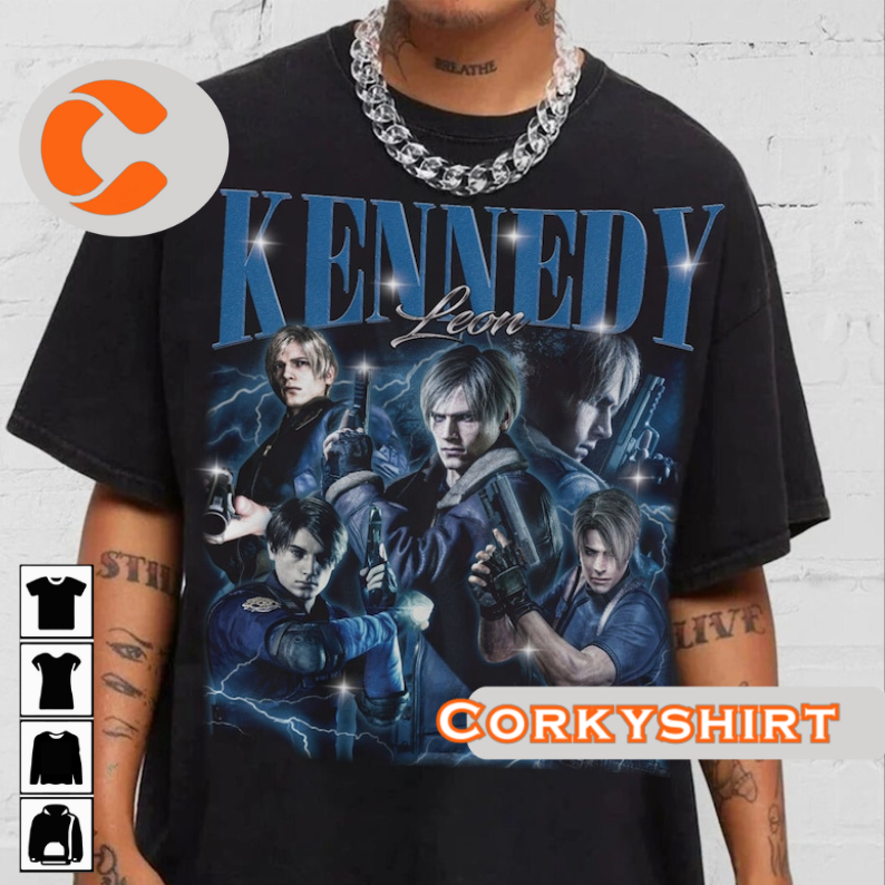 Resident Evil Leon S Kennedy Video Game T-Shirt
