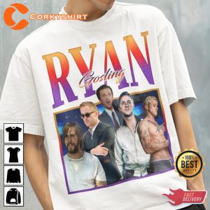 Retro Ryan Gosling Homage Fan Gift T-Shirt