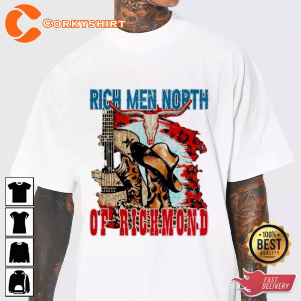 Rich Men Richmon Oliver Anthony Western Style Designed Unisex T-Shirt