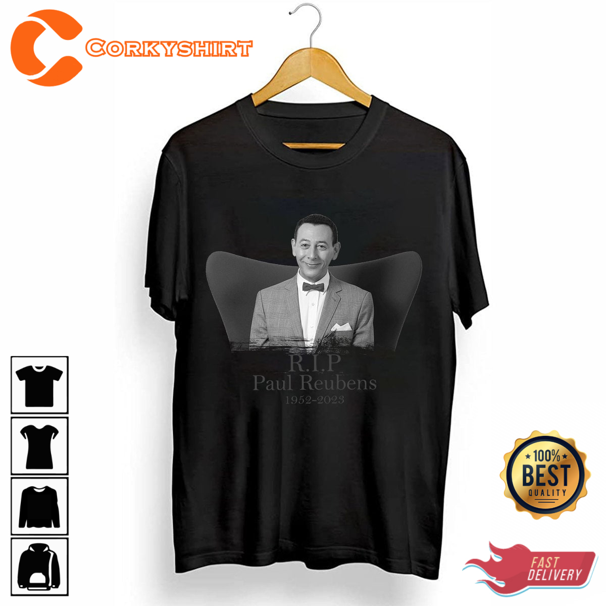 Rip Paul Reubens Rest In Peace Paul Remembering Memorial Shirt