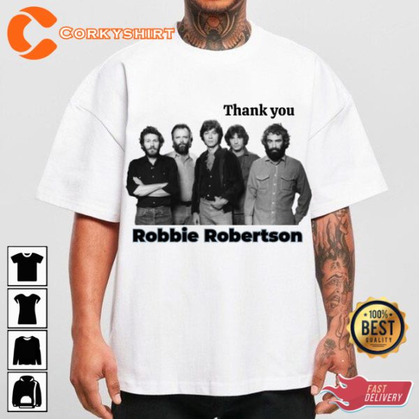 Robbie Robertson Music Heritage Engraved Memorial Shirt