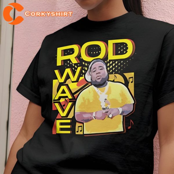 Rod Wave Design Stylish Fan Art Hip Hop Rap T-Shirt