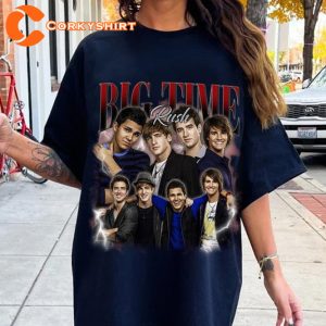 Rush of Melodic Boy Band BTR Fanatic Big Time Rush Music Vibes T-Shirt