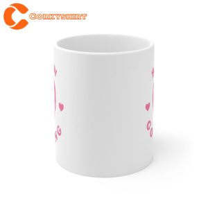 Ryan Gosling Pink Heart Ceramic Coffee Mug